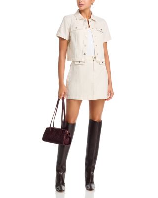 Janelle Striped Mini Skirt