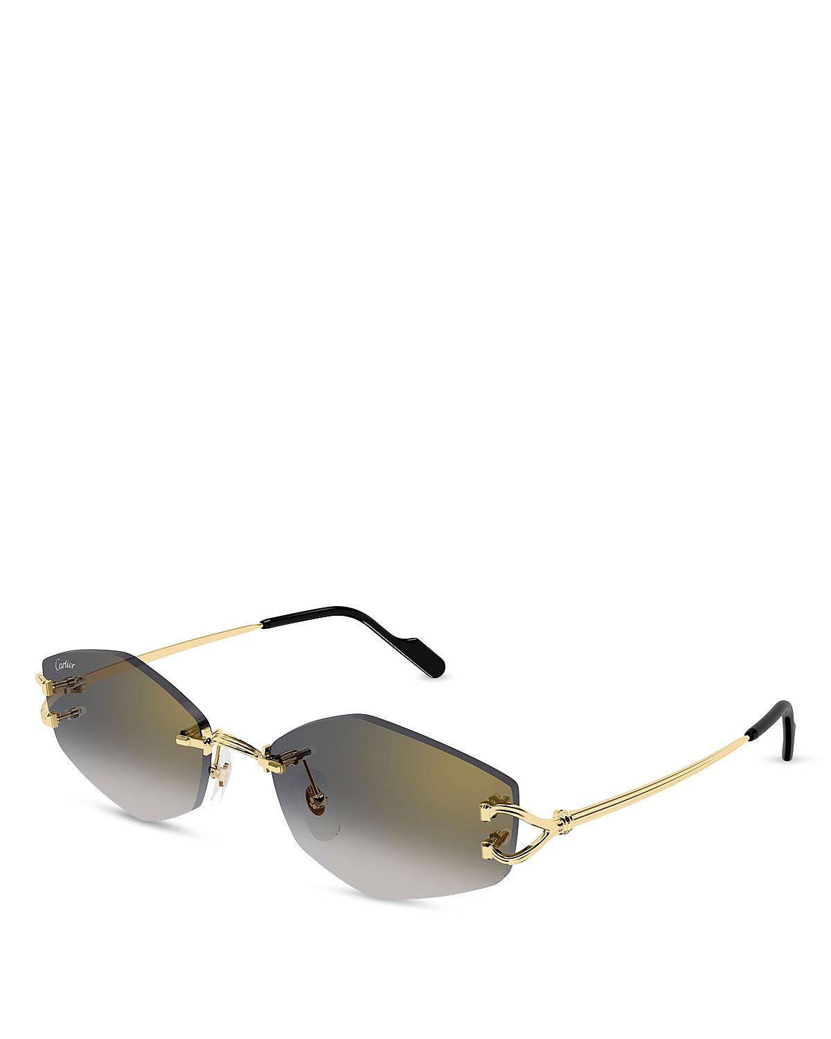 Cartier Geometric Sunglasses, 56mm