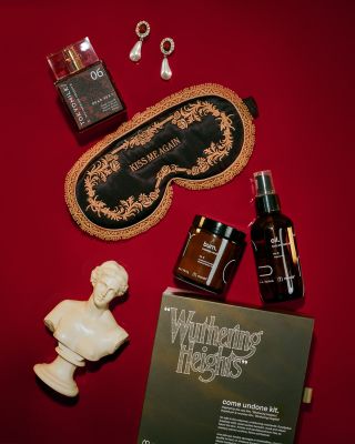 Pure Silk Embroidered Contoured Sleep Mask with Lace Trim