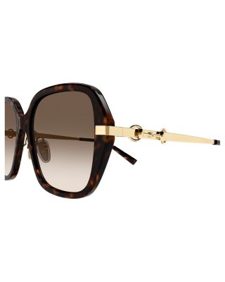 Rectangular Sunglasses, 57mm