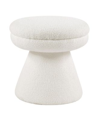  Torio Mushroom Pedestal Fabric Ottoman