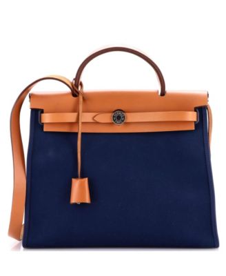 31 Herbag Zip Leather and Toile