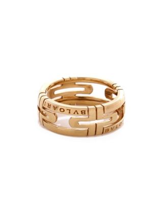  8mm Parentesi Band Ring 18K Gold