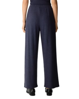Stretch Jersey Straight Leg Ankle Pants