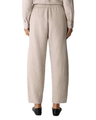 Cotton Doubleweave Ankle Lantern Pants