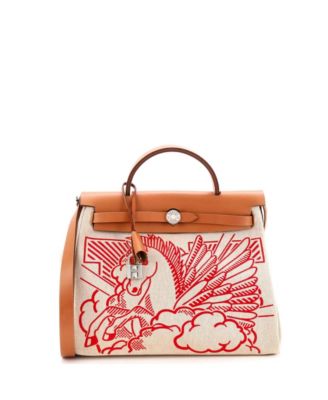 31 Herbag Zip Pegase Pop Toile and Leather