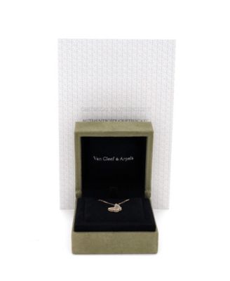  Sweet Alhambra Butterfly Pendant Necklace 18K Gold and Mother of Pearl, 15 - 15.75"