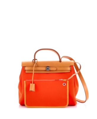 31 Herbag Zip Leather and Toile