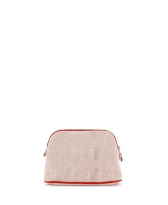 Mini Bolide Crazy H Travel Pouch Embroidered Canvas