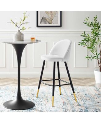  Cordial Fabric Bar Stools, Set of 2