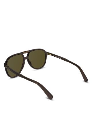 Roseau Aviator Sunglasses, 58mm