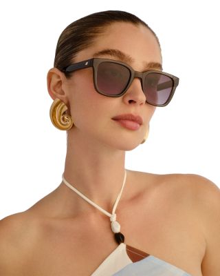 Elixir Square Sunglasses, 52mm