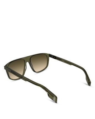 Barrel Hinge Evolution Flat Top Sunglasses, 58mm