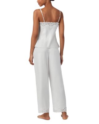 New Signature Satin Lace Cami Top & Ankle Pant Pajama Set