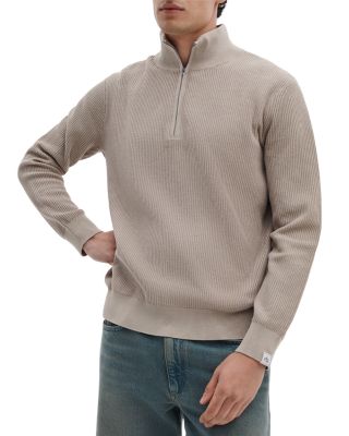 Caden Washed Quarter Zip Sweater