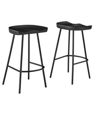Concord Backless Wood Counter Stools, Set of 2