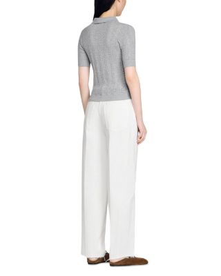 Pointelle Knit Sweater