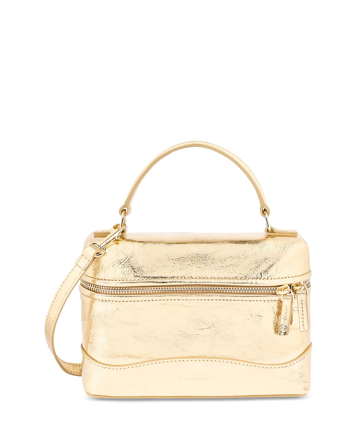 Sandro Tangolino Metallic Leather Bag