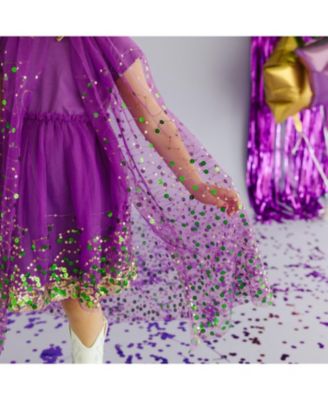 Girls' Mardi Gras Confetti Cape - Little Kid, Big Kid