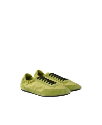 Men's Collapse Re-Nylon and Suede Elasticized Sneakers