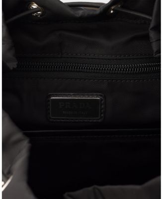 Re-Nylon and Saffiano Leather Backpack