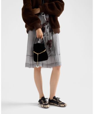  Women's Collapse Re-Nylon And Printed Ayers Leather Sneakers