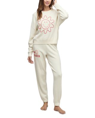 Cozychic Ultra Lite&reg; Cotton Smiley Sun & Stars Joggers