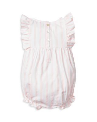 Girls' Striped Ruffled Romper - Baby