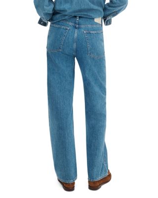 Logan High Rise Wide Leg Jeans in Downey