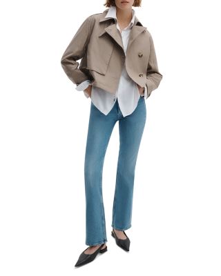 Peyton Mid Rise Bootcut Jeans in Everglade