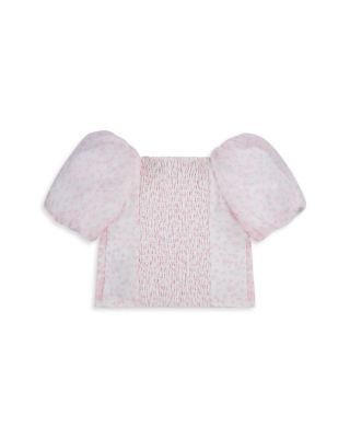 Girls' Emerson Organza Puff Sleeved Top - Little Kid, Big Kid