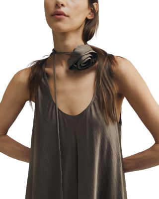 Alcool Crinkle Twill Dress