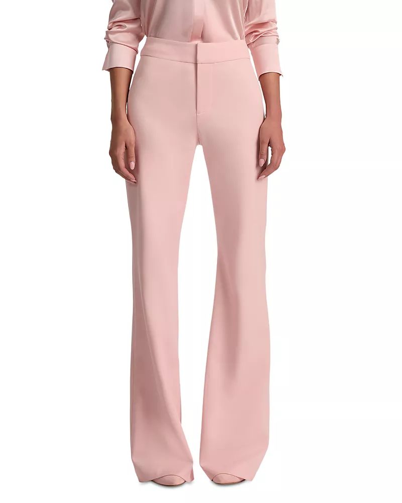 Alice and Olivia Andrew Mid Rise Bootcut Pants