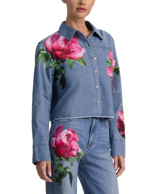 Finely Cropped Oversized Shirt