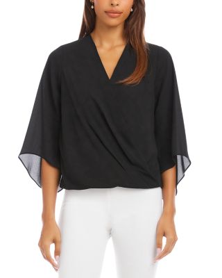 Drape Front Crossover Top