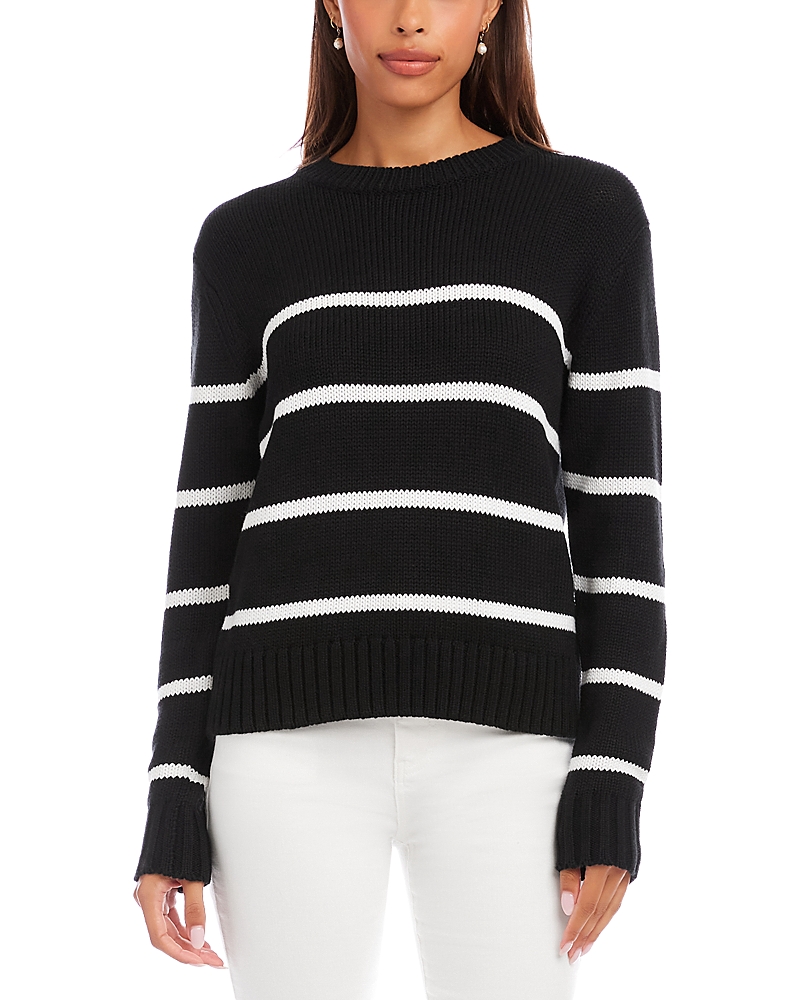 Karen Kane Stripe Crewneck Sweater · XL