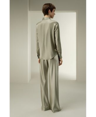  Timeless Silk Charmeuse Shirt
