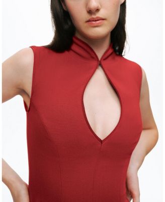 Open-Back Mini Dress