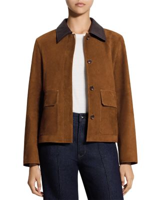 Boxy Suede Jacket