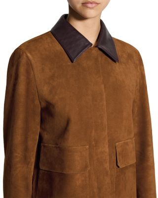 Boxy Suede Jacket