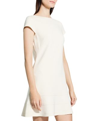 Tiered Seam Cap Sleeve Dress