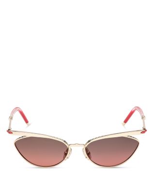 Geometric Metal Sunglasses, 56mm