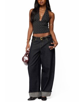 Blaire Polka Dot Halter Top