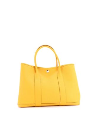 36 Garden Party Tote Leather
