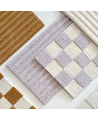  Solid Stripe Rug 48" x 72"