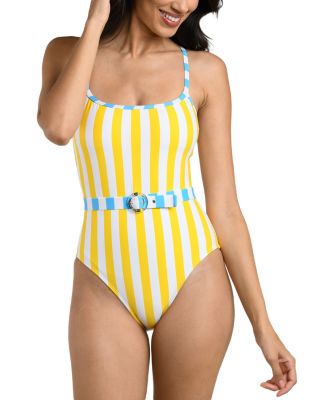 Coastal Belted Swimsuit
