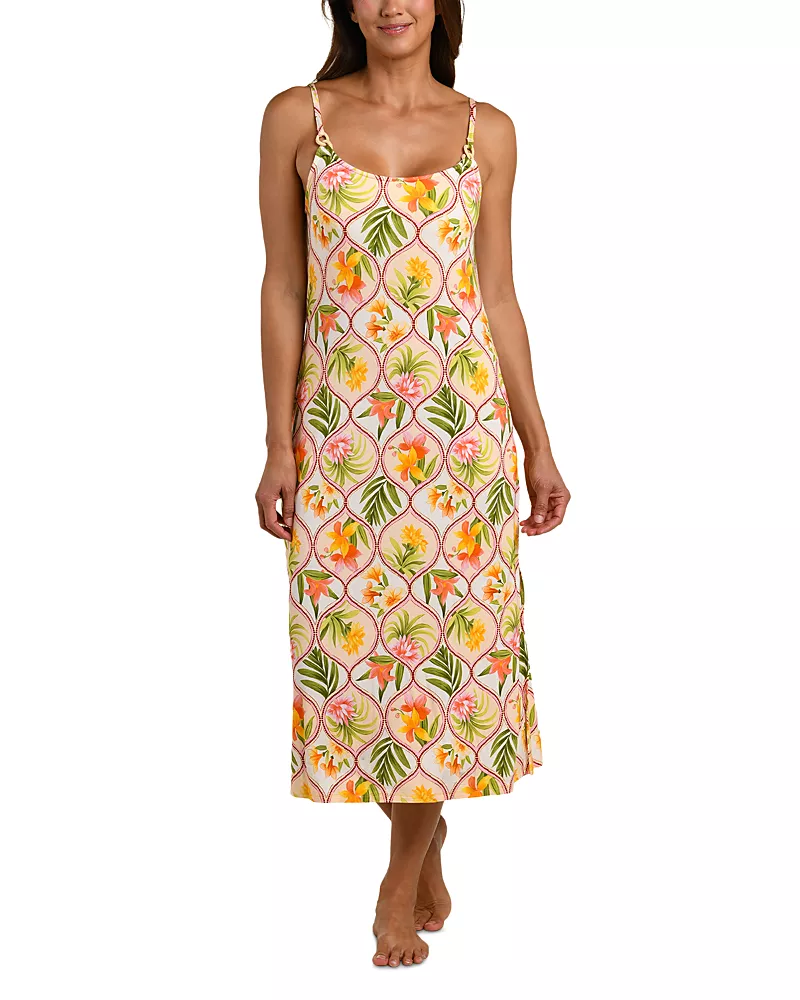 La Blanca Palm Raffia Ring Dress
