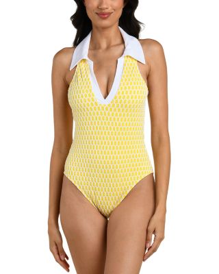 Prep Collared Swimsuit