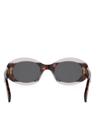 Triomphe Oval Sunglasses, 52mm