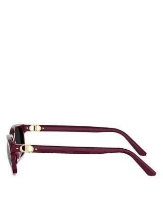 Petit CD Rectangular Sunglasses, 54mm